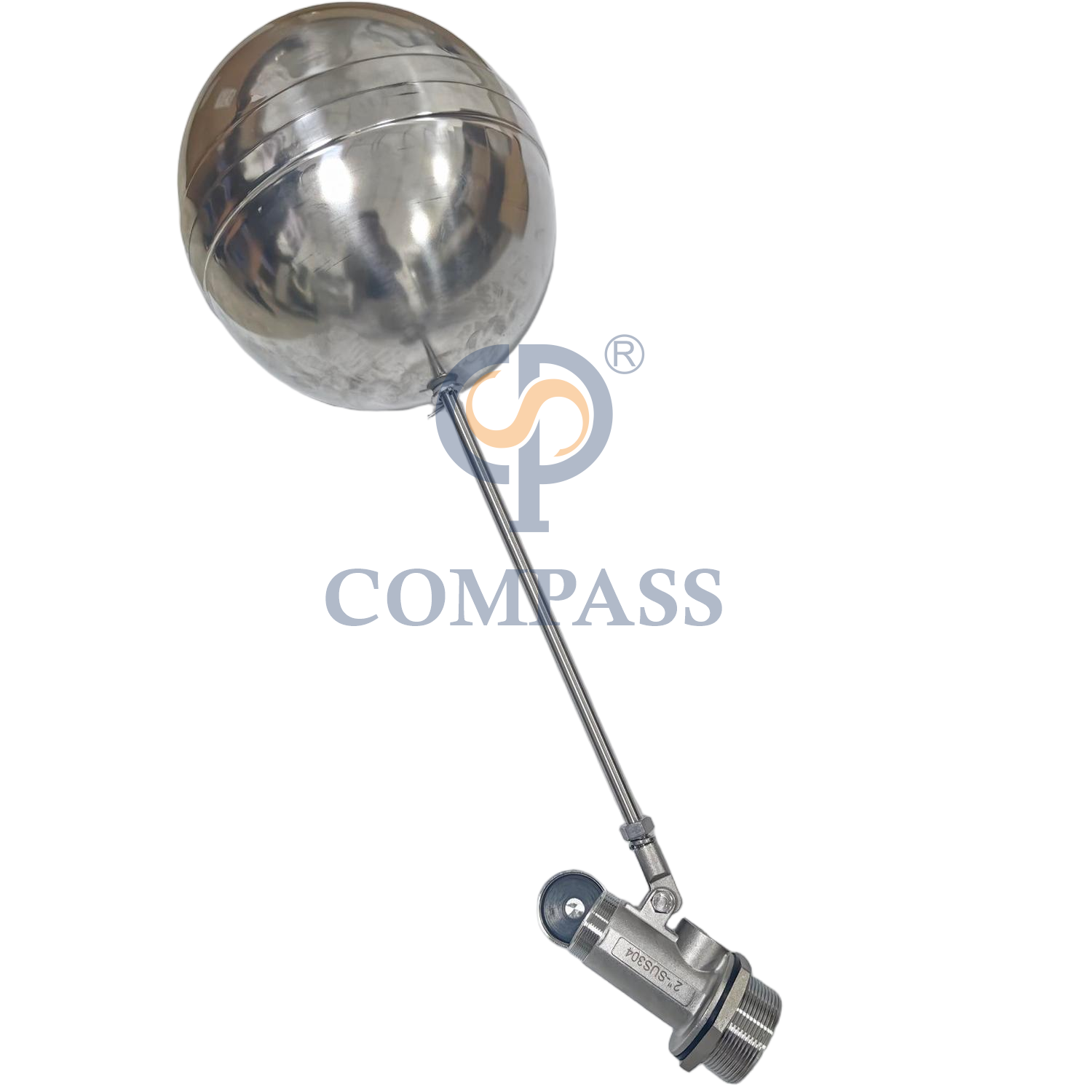 SS304 250MM Ball Size BSP Male Threaded End 2Inch DN50 Float Ball Valve for the Tank