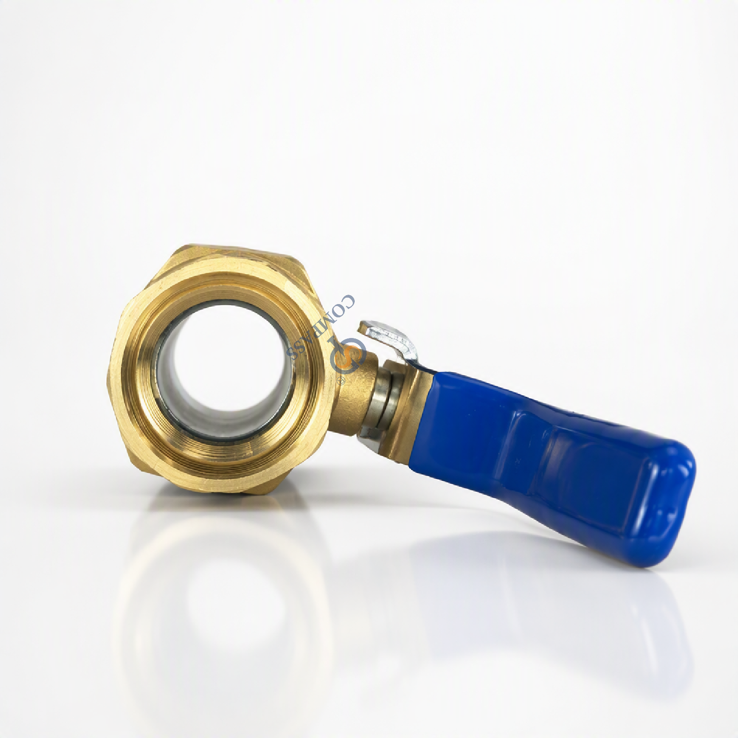 Hot Selling 1-1/4" BSPP Thread Brass Material High Quality Manual Power Female-Male Thread Brass Ball Valve with PTFE Gasket