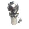 DN80 85MM Sanitary Hygienic Stainless Steel Food Grade SS304 Pneumatic Thread-Weld Butterfly Valve with Pneumatic Actuator 