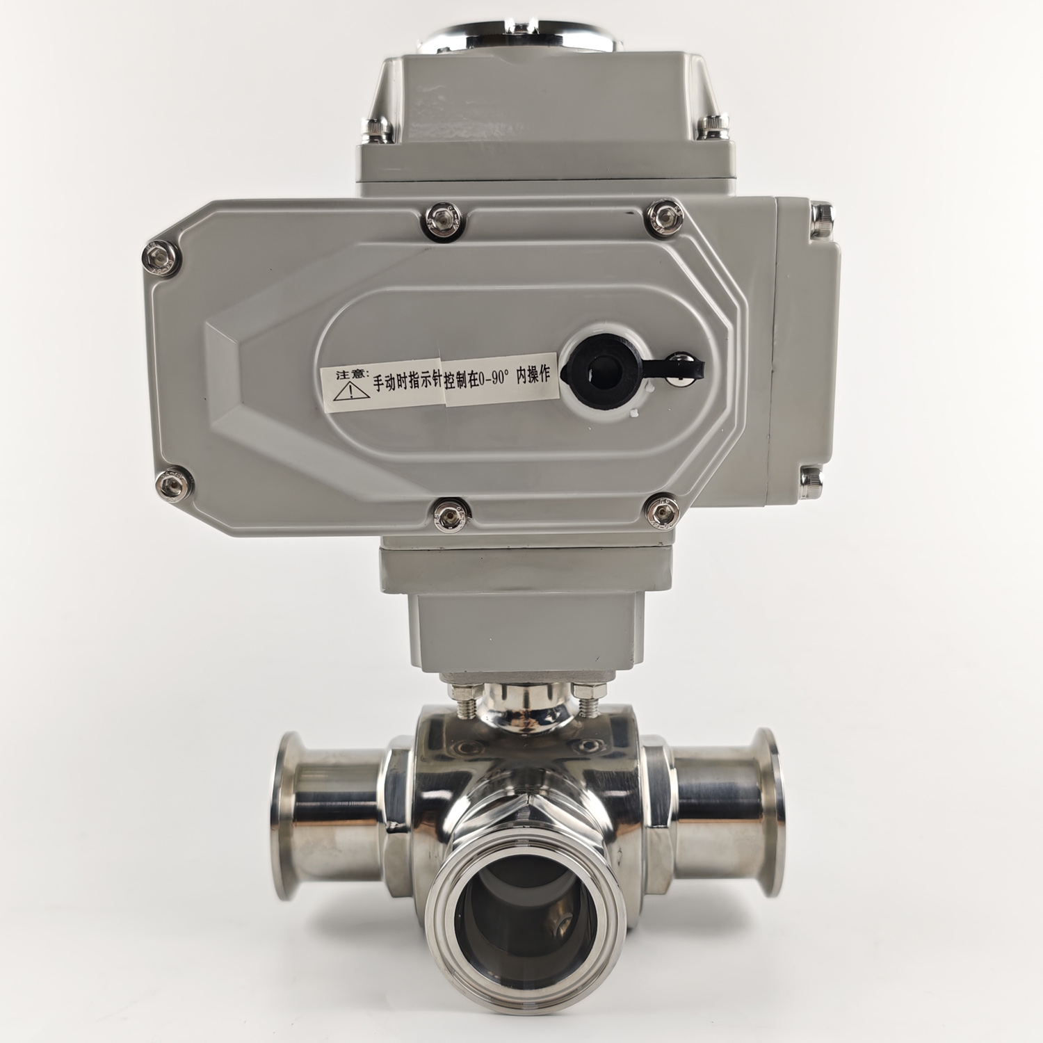 Manufacturer′ S Price 38.1mm Stainless Steel SMS Electric Type T Clamp Ball Valve