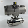 2"-50.8MM STAINLESS STEEL ACTUATOR TYPE T CLAMP BALL VALVE