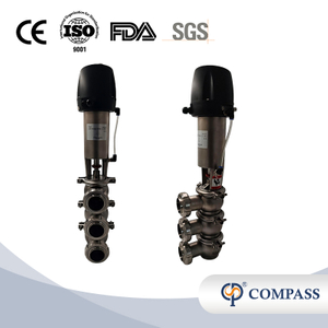 SS316L 111 TYPE PNEUMATIC UNION DIVERTER VALVE(NC)