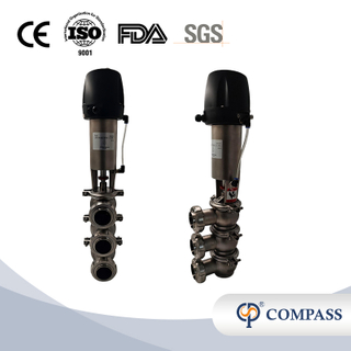 SS316L 111 TYPE PNEUMATIC UNION DIVERTER VALVE(NC)