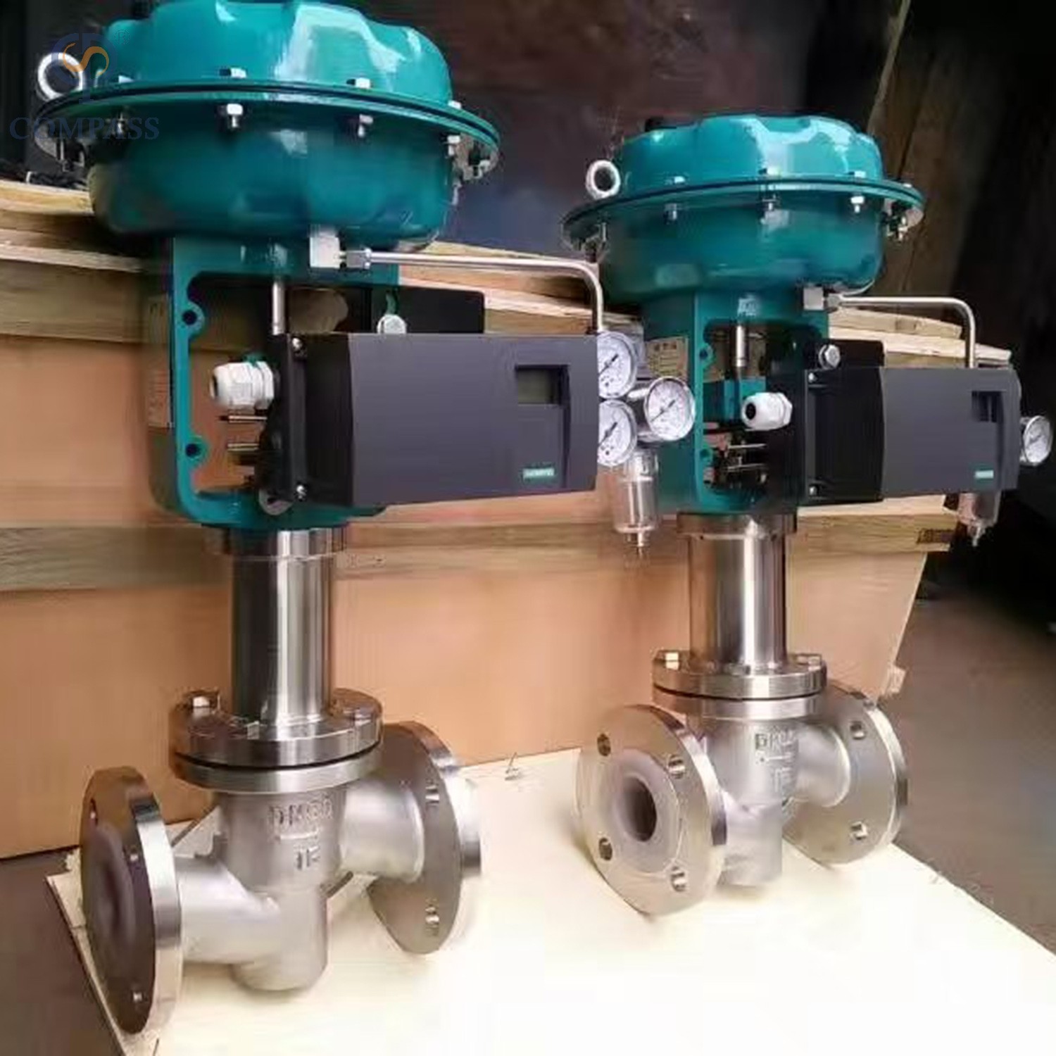 Normally Close PN16 DN40 SS304 Modulating Valves with Pneumatic Actuator