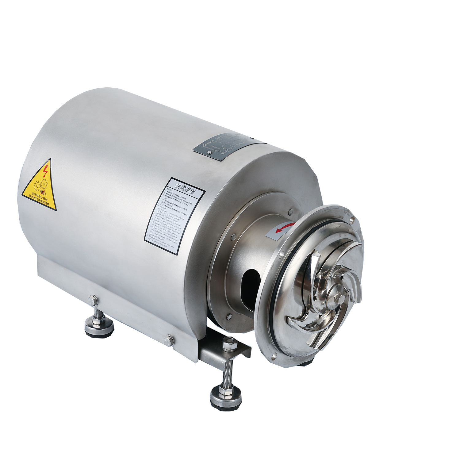 KSCP-14-50-5.5 Sanitary Hygienic Stainless Steel Sanitary Round Cover Centrifugal Pump With Single Mechanical Seal+Single Phase