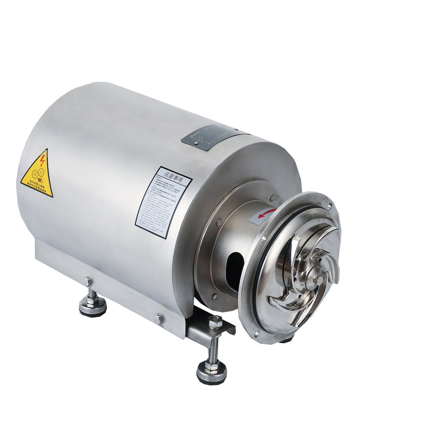 KSCP-3-30-2.2 Sanitary Hygienic Stainless Steel Round Centrifugal Pump With Explosion-Proof Motor+Single Mechanical Seal