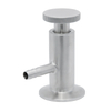 Matte Ordinary Tri Clamping Manually SS304 SS316L Sampling Valves for Beer