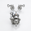 SS316L DN10 TC34MM Elbow Model Y Tee with Ferrule Check Valve and Hose Adapter