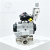 2'' SS316L Pneumatic Three-way T Port Tri-Clamp Ball Valve with 24V Solenoid Valve and Limit Switch and Pressure Reducing Valve