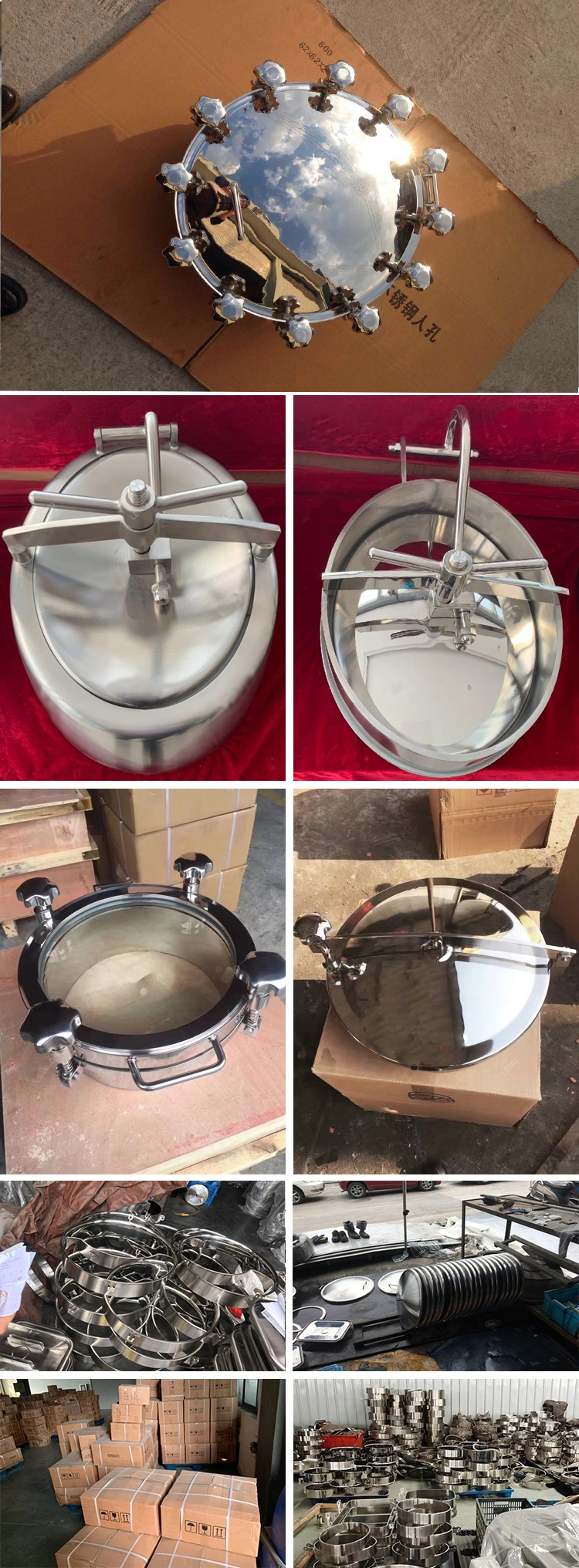 Sanitary Stainless Steel Tank Manway