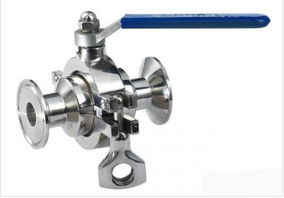 What are the types of sanitary ball valves