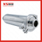 Stainless Steel Hygienic Butt-Weld Straight Filter Strainer