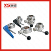 101.6MM Stainless Steel SS304 Sanitary Hygienic Butterfly Valves