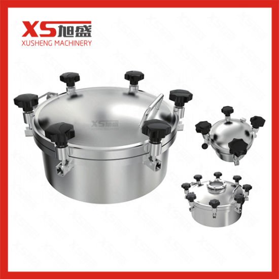 Yaa Model Stainless Steel Ss304 Sanitary Outward Round Pressure Manway