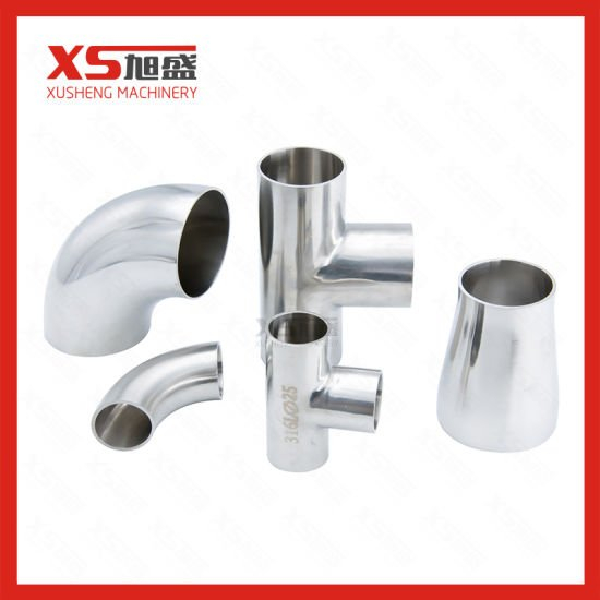 Sanitary Stainless Steel Pipe Fitting Tee Reducer Union Elbow