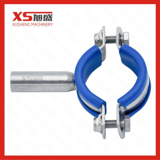 Stainless Steel SS304 Round Pipe Holder with Seat