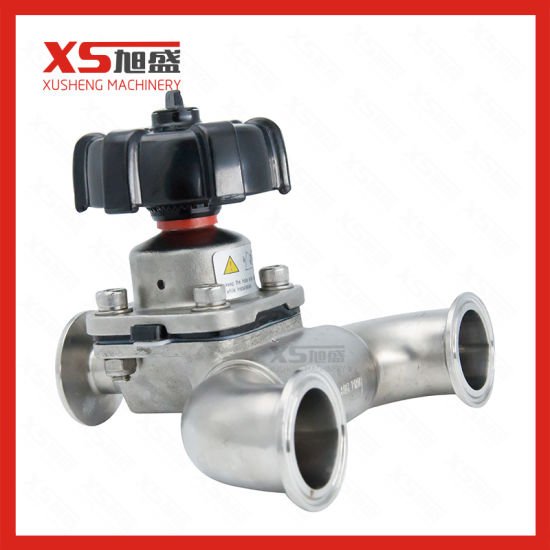 Stainless Steel Pharmaceutical U-Type Diaphragm Valve with PTFE + EPDM