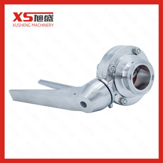 76.2MMStainless Steel SS316LHygienic Tc Butterfly Valves with Multi-Position Handle
