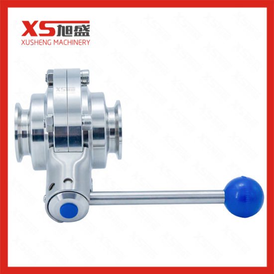 Clamp Stainless Sleel Sanitary Tri Clamping Butterfly Type Ball Valve