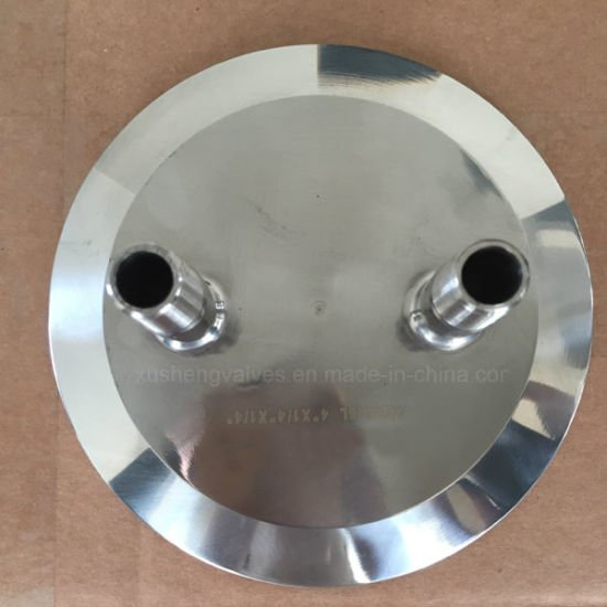 Sanitary Ss304 Tri Clamp Customized 12 Inch Cap with NPT Fittings