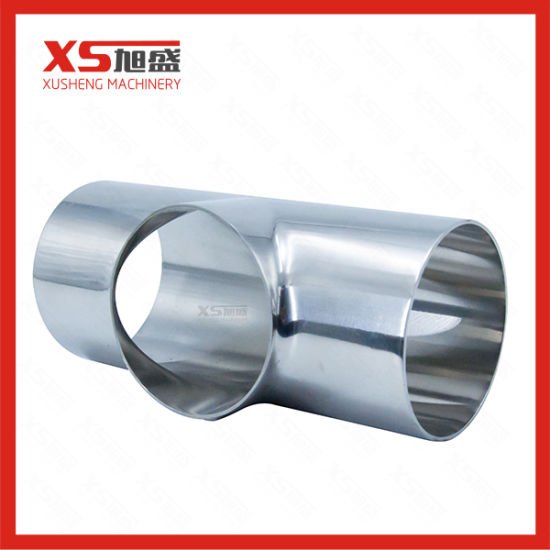 SS304 SS316L Stainless Steel Sanitary Short Equal Tee