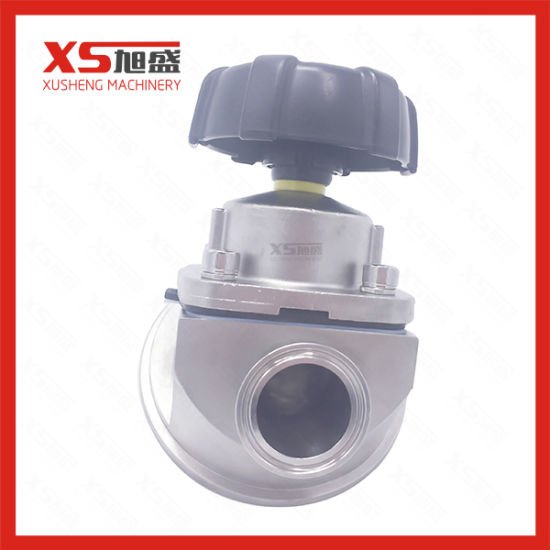 Stainless Steel SS316L Sanitary Manual Diaphragm Bottom Valves