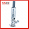 Sanitary Pneumatic Elbow Type Clamped Tank Bottom Seat Valve