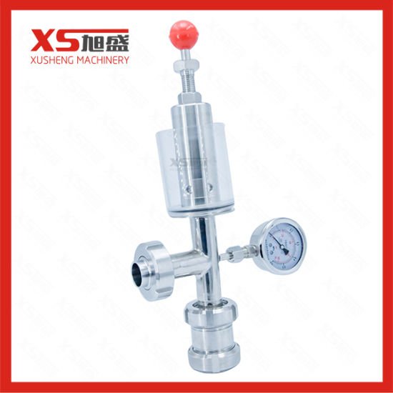 SS316L Stainless Steel Hygienic Cross Pressure Relief Valves