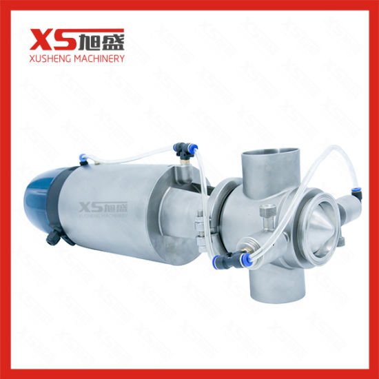 Stainless Steel Sanitary Pneumatic Double Seat Mixproof Valve