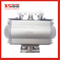 Stainless Steel Hygienic Clamp Actuator Butterfly Valve with Solenoid Valve