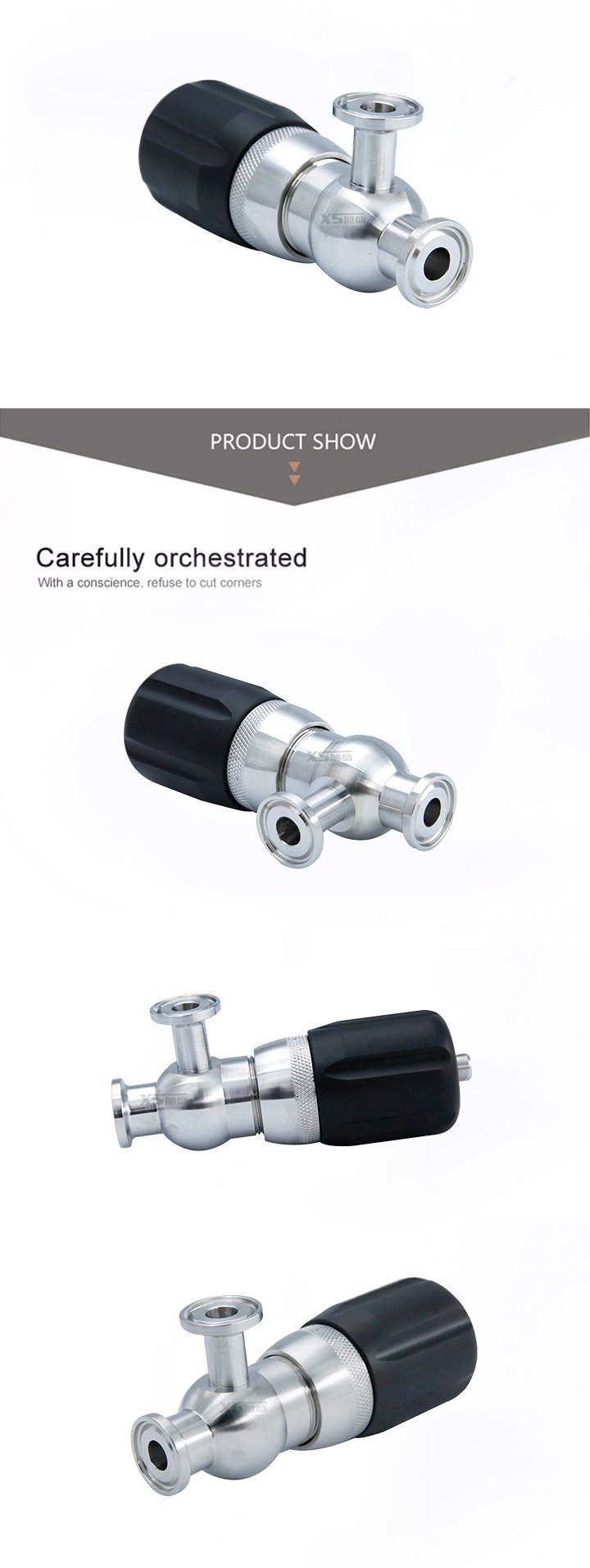 New Style Stainless Steel Sterile Germfree Pressure Relief Valve