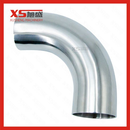 Stainless Steel Matte Polished Sanitary Long Bend Elbow