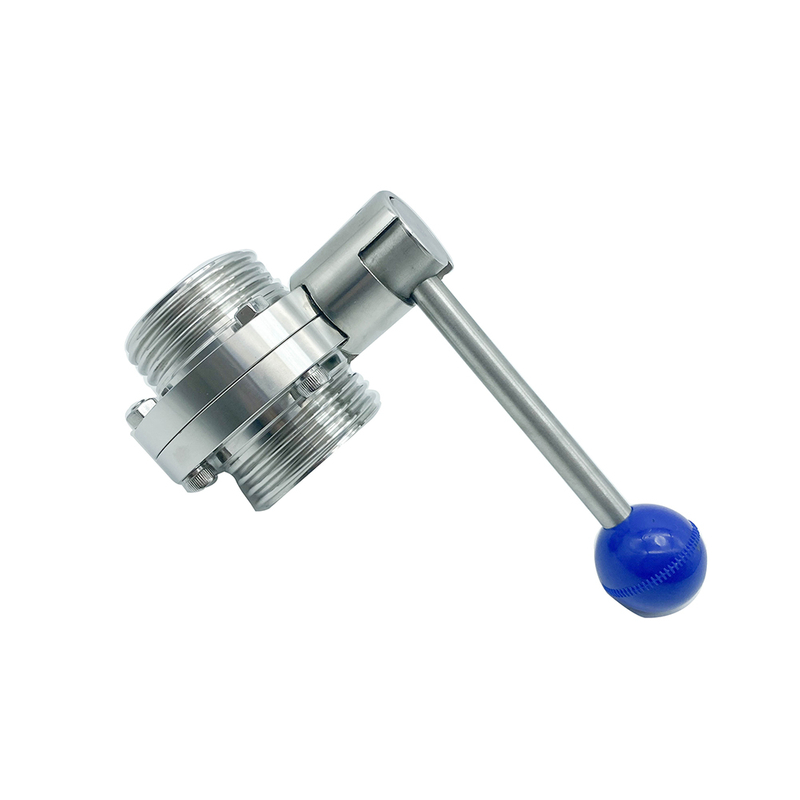 Sanitary Manual Male Butterfly Valves with Gripper Handle Buy Sanitary Manual Butterfly Valves