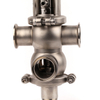 1.5 inch Sanitary Mix-proof Valves with 24V C-top