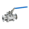 Stainless Steel Sanitary Straight Two Ways Manual Ball Valves 
