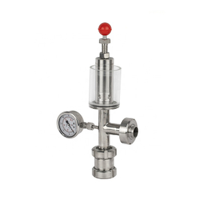 Sanitary Pressure Gauge Cross Type Air Relief Valve 