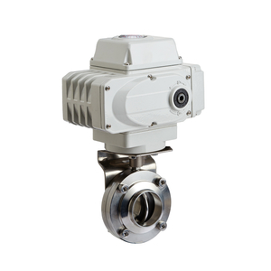 Sanitary Welding Butterfly Valves with Electric Actuator 