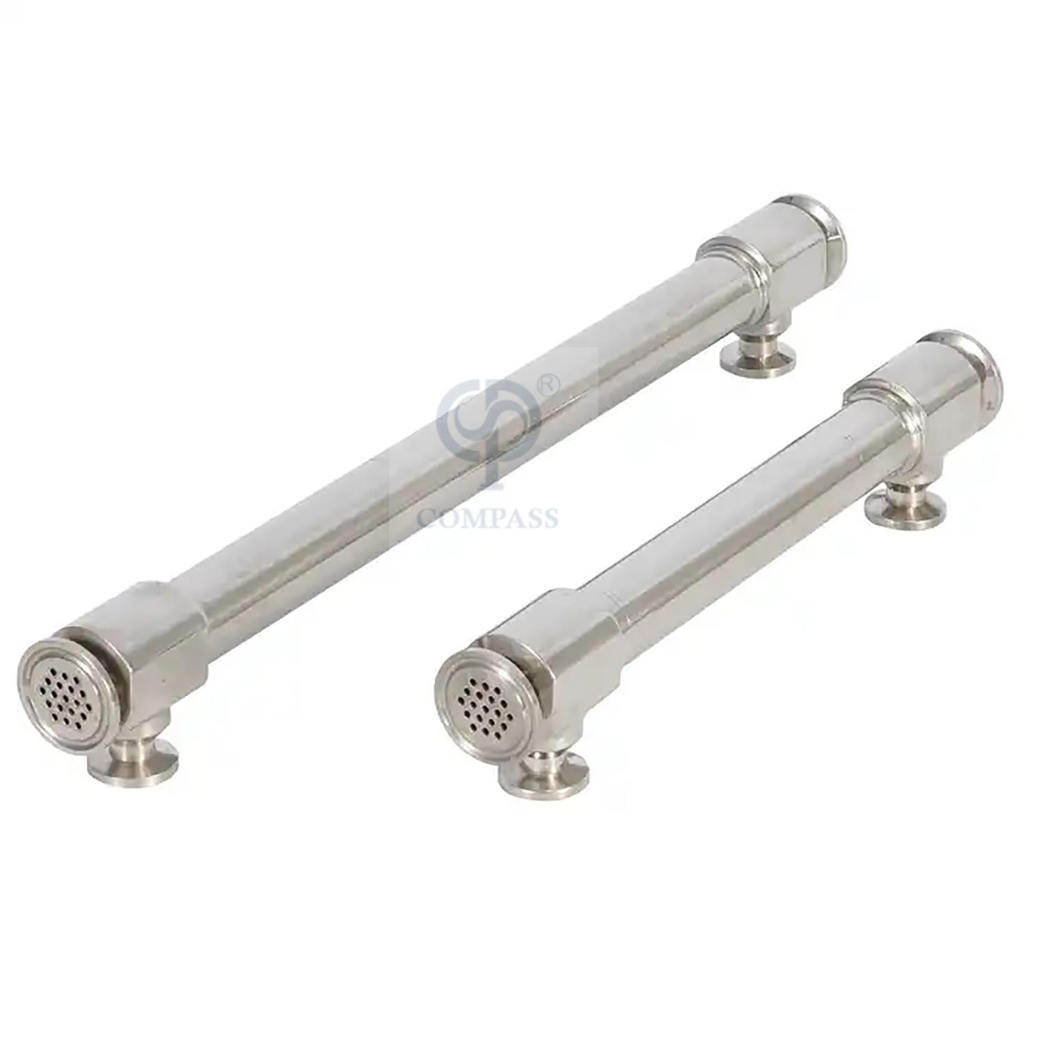 SS316L and SS304 Stainless Steel Shell Side Thread or Single Pass Double Tube Heat Exchanger