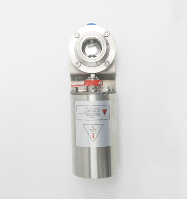 air actuated Clamp Sanitary Butterfly Valve for pharmacy