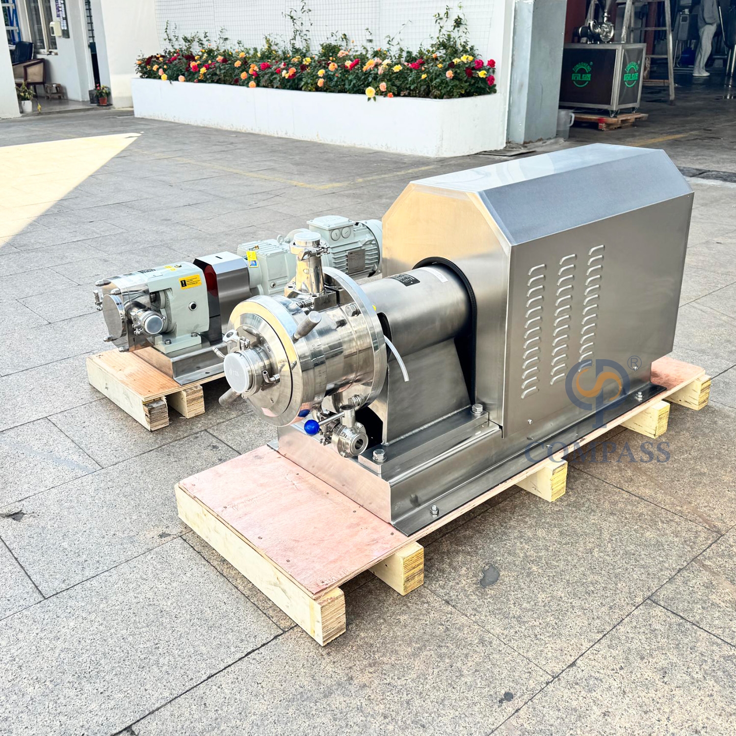 SS304 11KW JM-W Model Pipeline Colloid Mill with Double Machine Seal