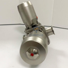 Three Way SS316L DN40 Pneumatic Diaphragm Valve with PTFE and EPDM Split Diaphragm