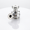 New Arrival 25.4MM Hygienic Food Grade AISI316L SMS Sanitation 1'' Manual Aseptic Tri-Clamp Flush Tank Bottom Valve with Steam Port