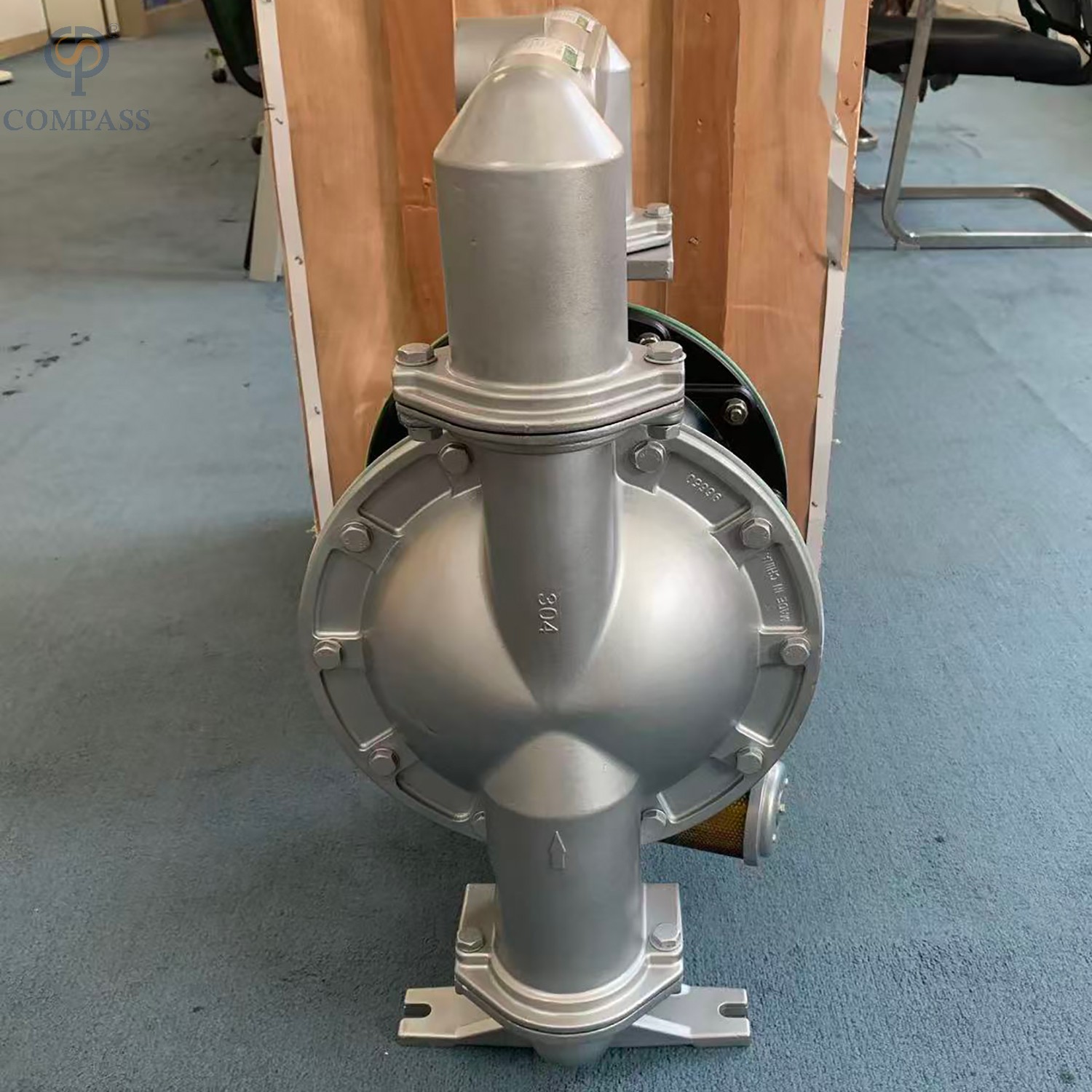 SS304 PNEUMATIC DOUBLE DIAPHRAGM PUMP