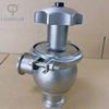 Hot Selling 1.5Inch TC 50.5MM SS316L Sanitary Stainless Steel Hygiene Food Grade SMS Manual Clamp Ends Flow Regulator Valves