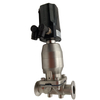 1/2Inch 12.7MM High Quality Sanitary Hygienic Stainless Steel SS316L Pneumatic SMS Clamp Straight Diaphragm Vavle With Control Head