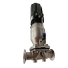 1/2Inch 12.7MM High Quality Sanitary Hygienic Stainless Steel SS316L Pneumatic SMS Clamp Straight Diaphragm Vavle With Control Head