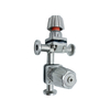 3/4Inch 19.05MM High Quality Sanitary Hygienic Stainless Steel SS316L Manual SMS Clamp Straight Diaphragm Vavle with Stainless Steel Handle