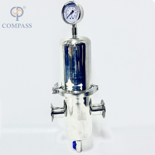 0.2um SS316L TC50.5MM Clamp Steam Filter Housing with PTFE Inside Element