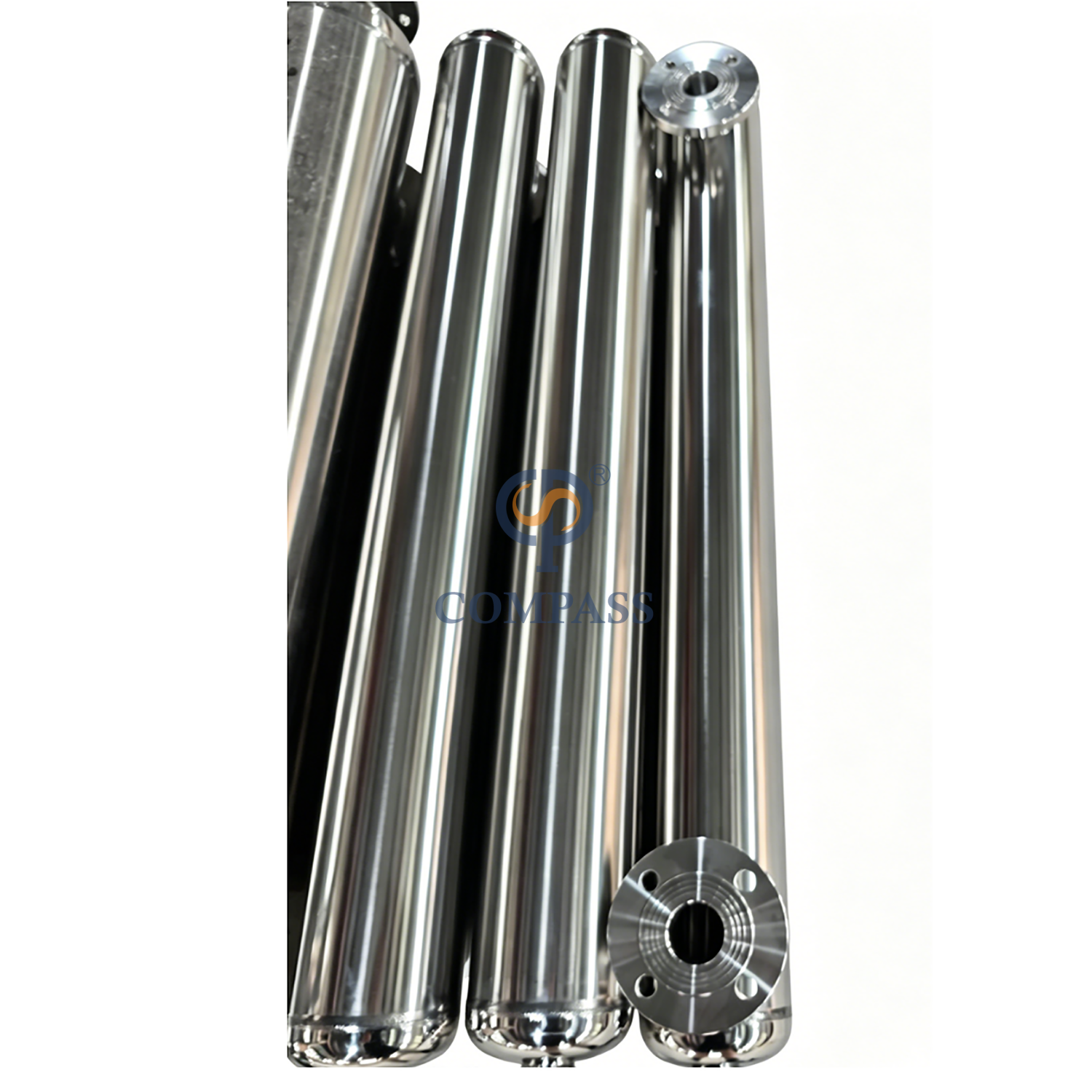 10 Square Meter SS316L Water Flange PN10 180 Celsius Coiled Tube Heat Exchanger
