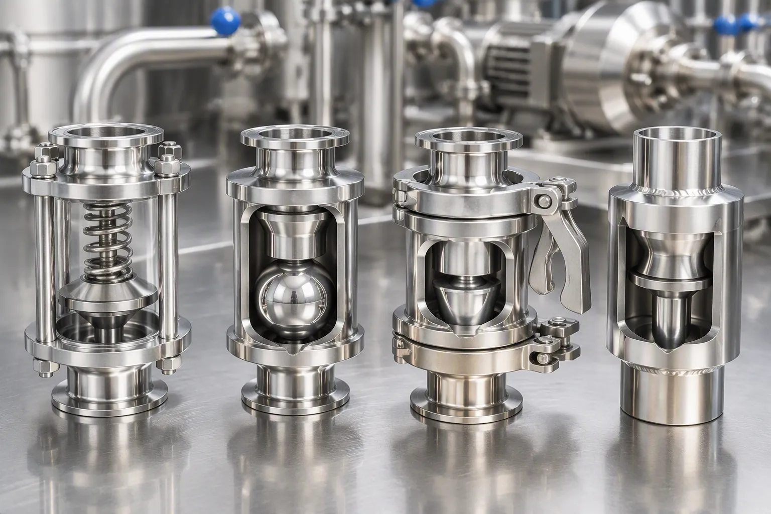Sanitary Check Valves Selection Guide